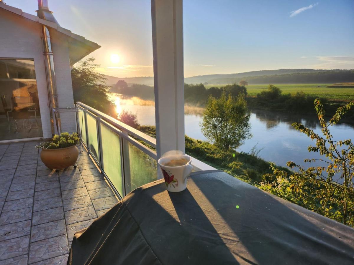 Haus An Der Weser Ferienwohnung Brevorde 외부 사진